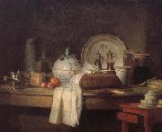 Jean Baptiste Simeon Chardin Housekeeper s kitchen table oil painting on canvas